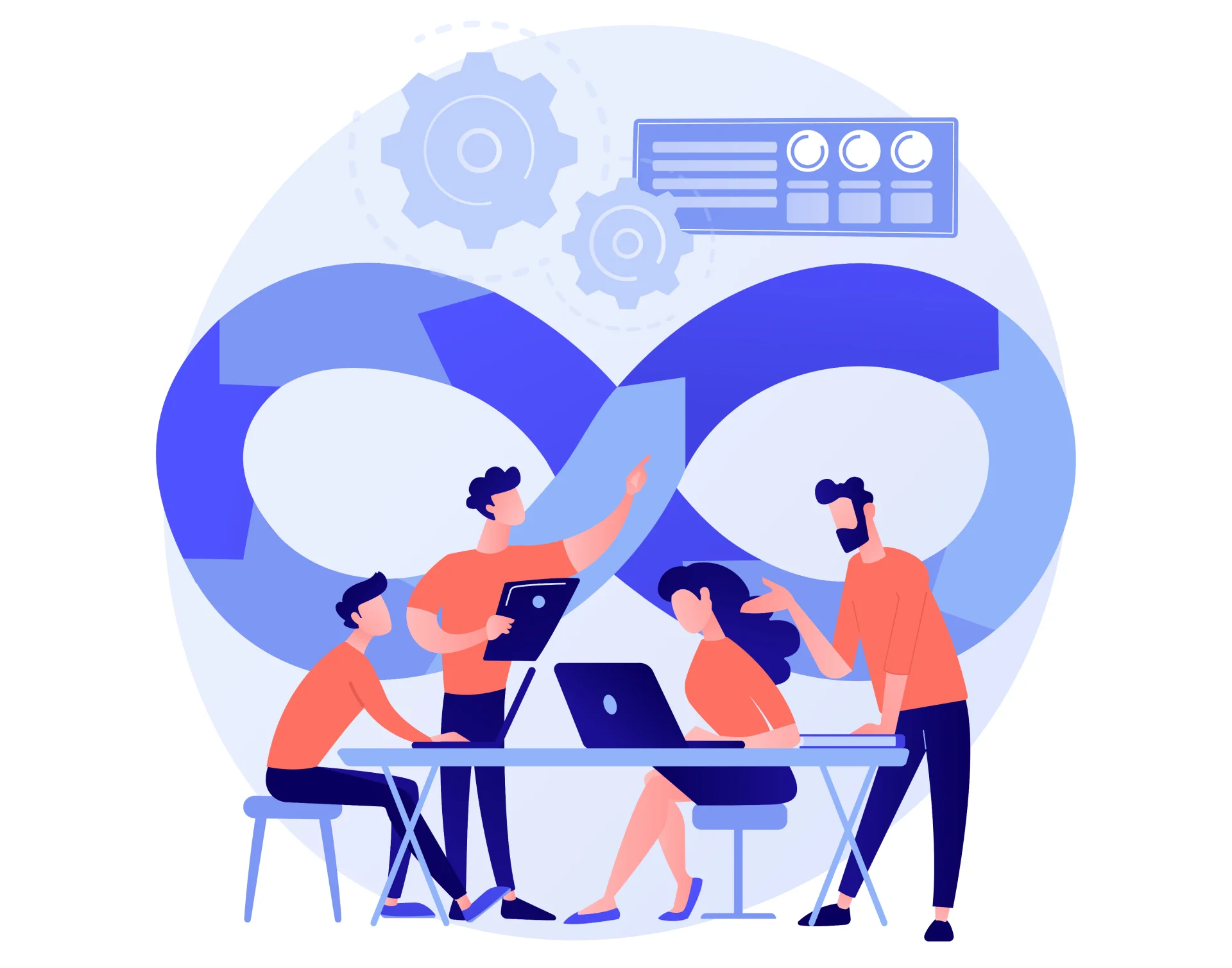 Pembuatan Aplikasi Web & Mobile bisa lebih cepatillustration