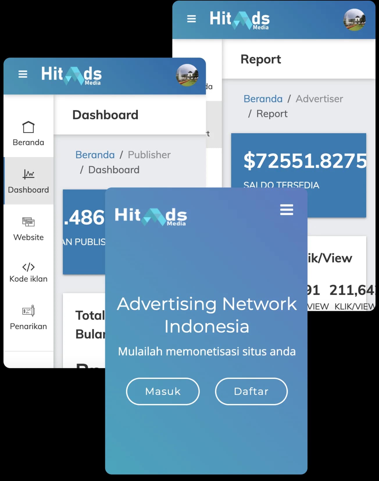 Hitadsmedia screenshot
